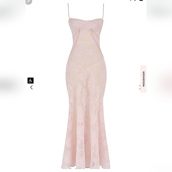 House of CB Soft Pink Seren Dress - Picture 11 of 16